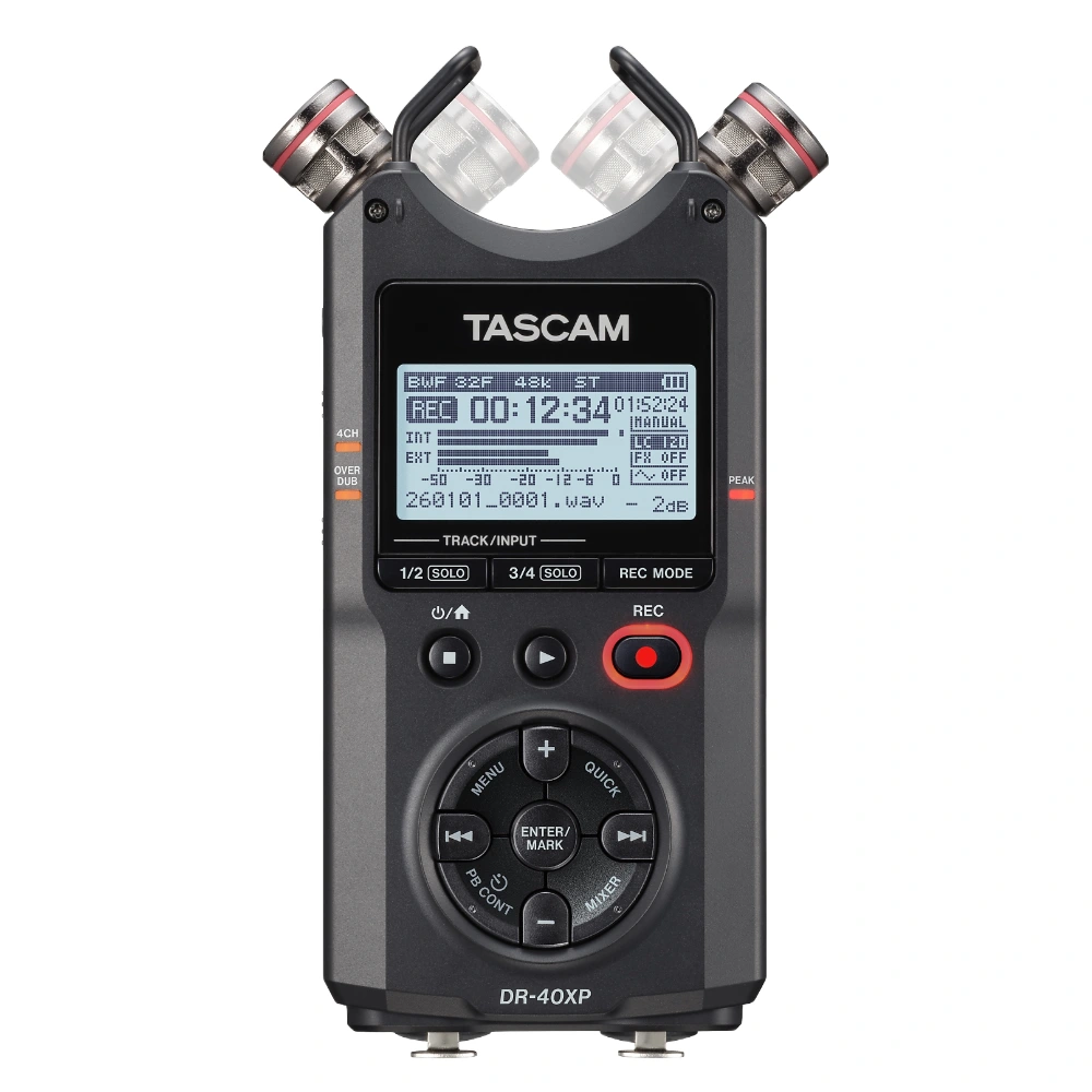 Tascam DR-40XP handheld recorder